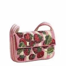 Bolso de Mano Tropical con Cuentas y Bordado de Limón, Forma Personalizada, Colores Mixtos, Producto Promocional Informal, Impresión Serigráfica - Product Image 2