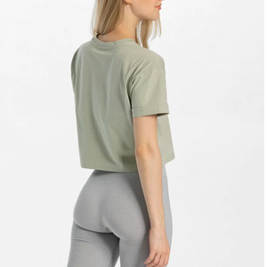 Camiseta Corta Blanca para Mujer, Original 2026, Personalizada, Transpirable, 100% Algodón, Teñido Liso, Ecológica, de Secado Rápido, Antiarrugas - Product Image 6