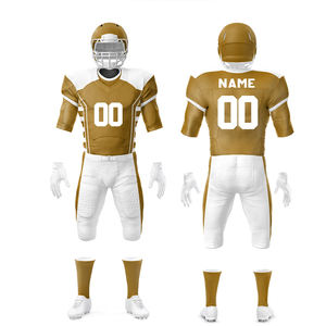 High Quality Custom Sublimation Printed American Football Uniform Wholesale Price American Football Jersey And Shorts Set - Product Image 1