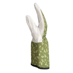 Guantes de Trabajo de Seguridad para Jardinería de Cuero de Microfibra para Mujer, Equipo de Protección para Jardinería con Logotipo Personalizado, Resistentes a Espinas - Product Image 2