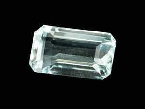 Pierre précieuse aigue-marine, taille octogonale, pierre brute extraite de la terre, pour la fabrication de bijoux, bague, pendentif, bijoux fins - Product Image 2