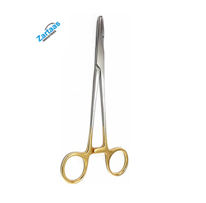 Instrumentos dentales de acero inoxidable de alta calidad TC Olsen Hegar soporte de aguja 14 cm fabricante - Product Image 5