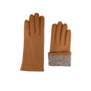 Gants en cuir véritable à longs poignets ornés de strass, durables, de haute qualité, respirants et personnalisables - Product Image 6