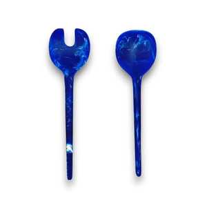 Resin <b>Salad</b> Server Set Resin <b>Salad</b> Serving Spoon Set Eco-Friendly Dishwasher Safe <b>Salad</b> <b>Tools</b> Home Kitchen Made in India - Product Image 6