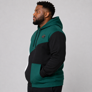 Sweat à capuche décontracté pour homme de qualité supérieure, 100 % coton, en molleton imprimé, techniques de teinture unie, en solde, sur mesure - Product Image 3