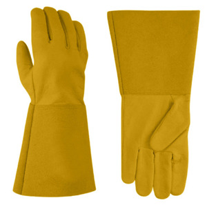 Guantes de Seguridad de Cuero Vacuno Retardantes al Fuego para Soldadura TIG, Construcción Industrial, Barbacoa - Product Image 5