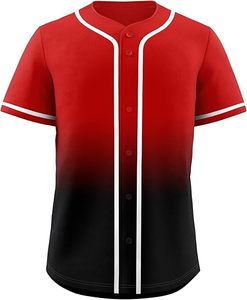 เสื้อเบสบอลลำลองพิมพ์ลายแบบซับลิเมชั่นสำหรับผู้ชาย - Product Image 1