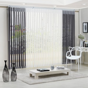 [Worldblind] Uni-curvers Smart Dream Vertical Curtain Blind Remote Motorized Polyester Vertical Sheer <b>Window</b> <b>Covering</b> - Product Image 2