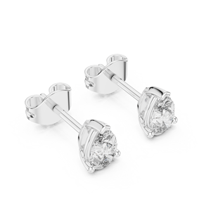 Pendientes con Diamantes Cultivados en Laboratorio de 0.5CT, Corte Pera, Engastados en Oro Blanco de 18KT, para Mujer, Regalo de Compromiso, Boda, San Valentín, Uso Diario - Product Image 2