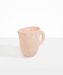High on Demand Traditional Minimalist Ceramic Jug With Handle Pink Resin Design For Everyday Use with Best Quality - Product Image 1