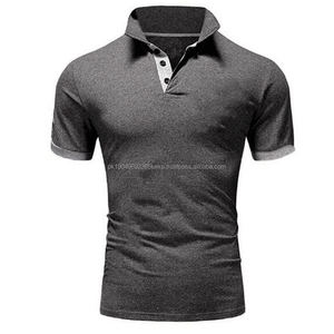 Polo de Golf de Algodón para Hombre, Polo en Blanco Bordado de Alta Calidad, Camisas de Poliéster para Hombre, Cantidad Personalizada OEM Anti - Product Image 3