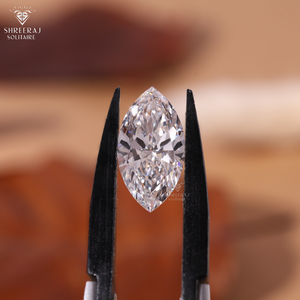 Diamant de laboratoire cultivé de haute qualité, certifié IGI, taille marquise, 6 carats, blanc, rond, HPHT CVD, Inde - Product Image 1