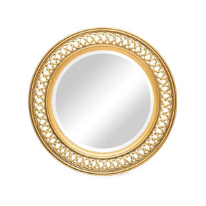 Miroir mural rectangulaire en bois avec finition dorée antique, style français orné et sculpté, décoration d'intérieur à prix abordable - Product Image 6