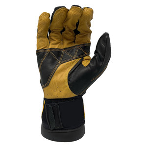 Full Finger Hand Protection Premium Genuine Leather Non Slip Latest Design High Quality Leather Softball <b>Baseball</b> Batting <b>Gloves</b> - Product Image 5