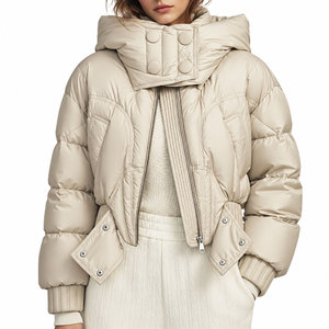 OEM High Quality <b>Women</b> Puffer <b>Jacket</b> Woven 100% Polyester <b>Waterproof</b> Windproof Lightweight Breathable Fashionable <b>Winter</b> <b>Jacket</b> - Product Image 1