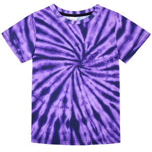 Camisetas Personalizadas con Logotipo, Ropa Urbana Tie-Dye de Alta Calidad, Camisetas y Pantalones Cortos Coloridos de Moda Holgada para Niños, Bangladesh - Product Image 5
