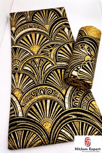 Véritable tissu africain imprimé à la cire et Ankara pour vêtements artisanat pagne en polyester côtelé Kinshasa - Product Image 2