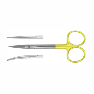 Ciseaux à cuticules et à ongles professionnels pour salon de beauté, 3,5 pouces, pointe en forme de flèche, double courbure, acier inoxydable, coupe précise des ongles - Product Image 2