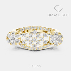 Bague de mariage en or blanc 14 carats avec diamant de laboratoire certifié IGI, taille ronde 0,696 CT, bijou raffiné, cadeau pour fiançailles, mariage ou anniversaire - Product Image 5