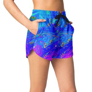 Pantalones Cortos Deportivos Transpirables de Cintura Alta para Mujer, Elásticos, que Absorben la Humedad, Ropa Deportiva de Alto Rendimiento, Sublimados - Product Image 4