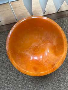 8. Bol à salade en résine à texture marbrée, fait main, pour servir les fruits, idéal pour la cuisine, la salle à manger, l'hôtel, le restaurant, vente en gros - Product Image 1