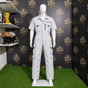 Overol de Trabajo de una Pieza 100% Algodón, Traje de Trabajo para Hombre, Reflectante, Resistente a la Abrasión, Antimanchas, Personalizable, Equipo de Seguridad para Mecánicos - Product Image 4