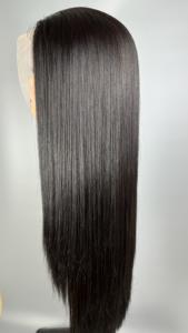 Cabello humano Bob Pelucas Cabello humano Encaje Frontal Bob corto Color recto Negro - Product Image 3