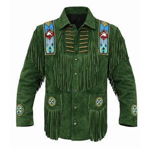 High Quality Men's <b>Suede</b> Leather <b>Bomber</b> <b>Jacket</b> Dark Winter Fashion Stand Collar Botton Closure Waterproof Windproof OEM - Product Image 1