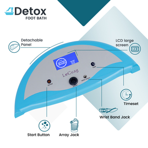 Masaj fonksiyonu ile iyonik detoks ayak banyosu Spa makinesi iyon hücre evde ayak detoks temizlemek - Product Image 2