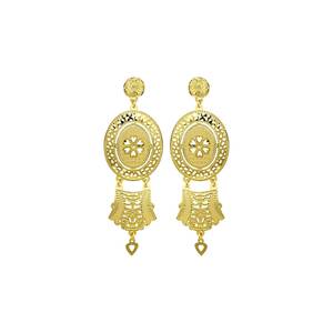 Juego de Pendientes Colgantes al por Mayor, Chapados en Oro de 14K, 18K y 24K, Estilo Dubái, Diseño Turco Árabe para Novias, Bodas y Moda - Product Image 3