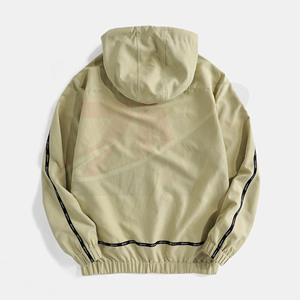 Chaqueta Cortavientos Personalizada para Hombre, con Media Cremallera, Capucha, Ligera, Impermeable, Deportiva, para Correr, Estilo Anorak, Informal, para Uso al Aire Libre - Product Image 2