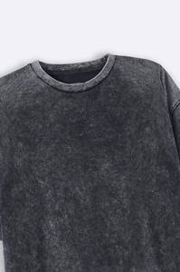 Camiseta de Manga Corta con Cuello Redondo Extra Grande para Hombre, Color Gris, Informal, de Punto, Diseño Liso, Corte Regular, 100% Algodón - Product Image 6