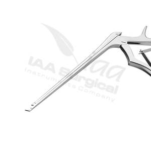 Juego de Instrumentos Quirúrgicos Ortopédicos Manuales de Acero: Pinza Kerrison de 45 Grados para Perforación Ósea - Product Image 5