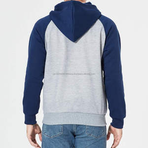 Sweat à capuche oversize 100 % coton style décontracté, motif gaufré automne, motif uni délavé, poche kangourou avant, service OEM - Product Image 2