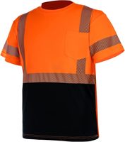 Chemise de travail unisexe bleu marine à manches courtes haute visibilité coupe-vent avec bandes réfléchissantes en coton, uniforme de sécurité, logo personnalisé
