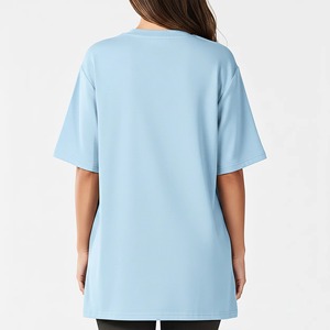 เสื้อยืดคอกลมทรงปกติ ขายดี ผลิตจากผ้าฝ้าย 100% ระบายอากาศได้ดี แขนสั้น สีพื้น เป็นมิตรกับสิ่งแวดล้อม เหมาะสำหรับฤดูร้อน รับปักโลโก้ตามแบบ - Product Image 3