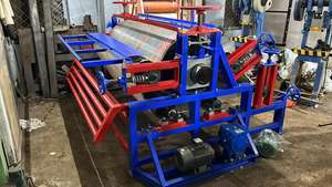 Machine à presser les saris à bas prix avec système à 6 rouleaux, moteur MS, équipement de finition de tissus, capacité industrielle de 2000 à 3000 saris/jour - Product Image 4