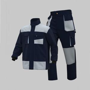 Traje de Trabajo Resistente y Transpirable para Mecánicos, con Múltiples Bolsillos, Overol Duradero, Ropa de Trabajo de Seguridad para la Construcción, Chaqueta y Pantalones Unisex - Product Image 6