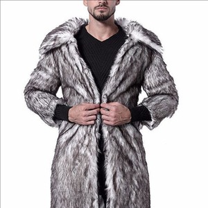 Manteau en fausse fourrure épaisse et chaude pour homme, mode hiver - Product Image 3