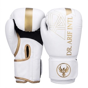 Venta Directa de Fábrica, Guantes de Boxeo de Cuero PVC Impermeables, Diseño de Dedos Completos para MMA, Cierre de Gancho y Bucle, Peso de 12 oz, Logotipo Personalizado - Product Image 2