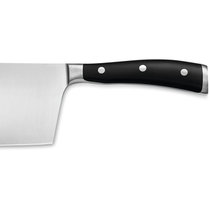 Cuchillos de Chef Profesionales de Acero Inoxidable, Hoja Rectangular Ancha y Afilada con Mango Ergonómico Negro de Triple Remache para Cortar Alimentos - Product Image 5