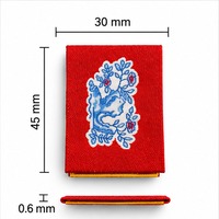 Étiquettes graphiques tissées personnalisées avec étiquettes de marque à coudre pour vêtements, habits, accessoires et sacs