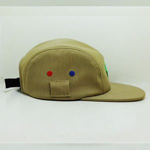 หมวกแก๊ปแบบสปอร์ต 5 แผง ปรับขนาดได้ พร้อมโลโก้ยางปะติด  สำหรับกิจกรรมกลางแจ้ง หลากสี ผลิตจากโรงงานเวียดนาม รุ่น Custom Dandy Gorras - Product Image 6