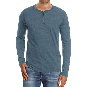 เสื้อเชิ้ตแขนยาวผู้ชาย Henley รุ่นบางเบา สวมใส่สบาย คอกลม ทรงเข้ารูป ผลิตโดย HAIDIIII SPORTS 2027 - Product Image 5