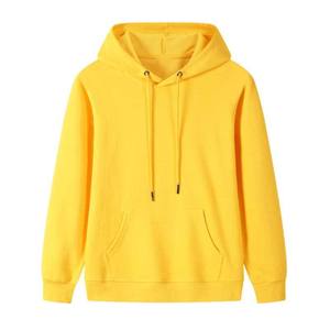 เสื้อฮู้ดดี้ผ้าฝ้ายสีแดงพิมพ์ลายปักโลโก้ตามสั่งแบบ OEM สำหรับชุดยูนิฟอร์ม แขนยาว เสื้อทำงาน - Product Image 4