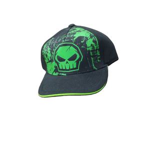 Casquette à 5 panneaux bicolore noire avec logo brodé 3D personnalisé, faible MOQ, 100% coton, large bord, réglable, baseball, sport, fête - Product Image 3