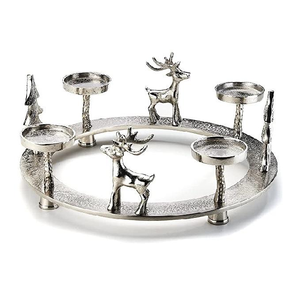 <b>Christmas</b> <b>Tree</b> Candlestick Holder Decorative <b>Christmas</b> <b>Tree</b> <b>Candle</b> Stand Festive Table Centerpiece Holiday Home Decor Gift Whole - Product Image 1