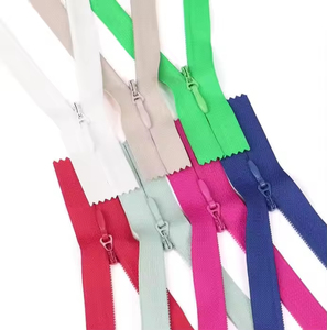 Muestra Gratuita de Fábrica, Envío Rápido 3 #   Cierres Invisibles de Nylon de 25cm, Color Personalizado, Extremo Cerrado, para Prendas, Textiles para el Hogar y Bolsas - Product Image 4