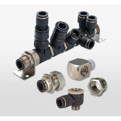 Piezas neumáticas de bloque principal PISCO MHS12 (colector de aire) - Product Image 1