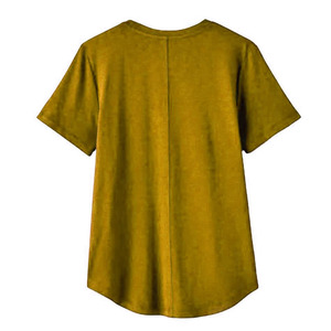 Hot Sale Premium Quality Women T <b>Shirts</b> Factory Made Wholesale Breathable Lightweight Solid Color High Quality Women T <b>Shirts</b> - Product Image 6